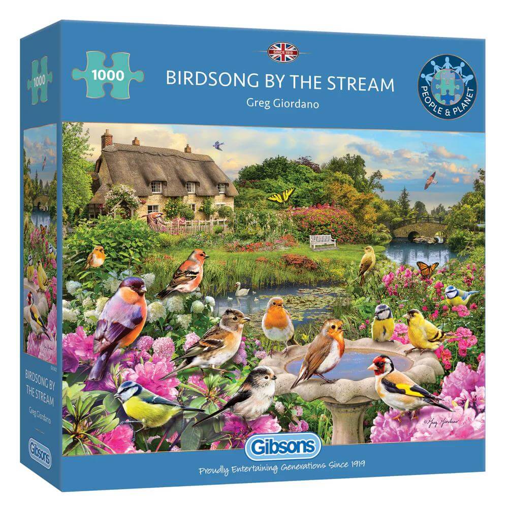 Gibsons 1000 Piece Birdsong By The Stream